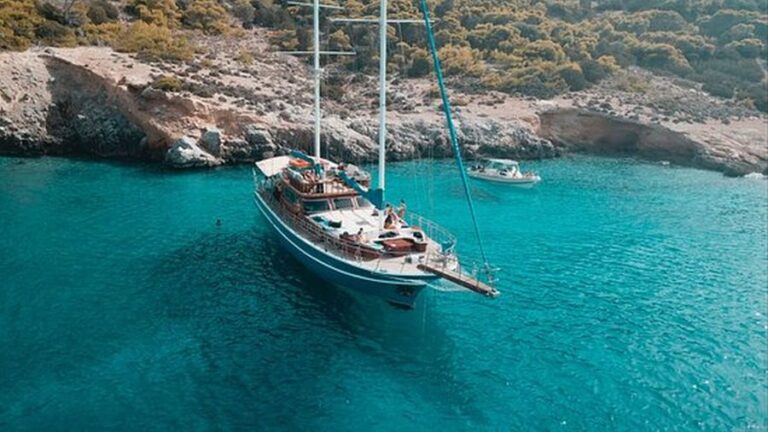Athens Shared Sunset Cruise with a traditional boat (Gulet) Golden Yachting and Sailing