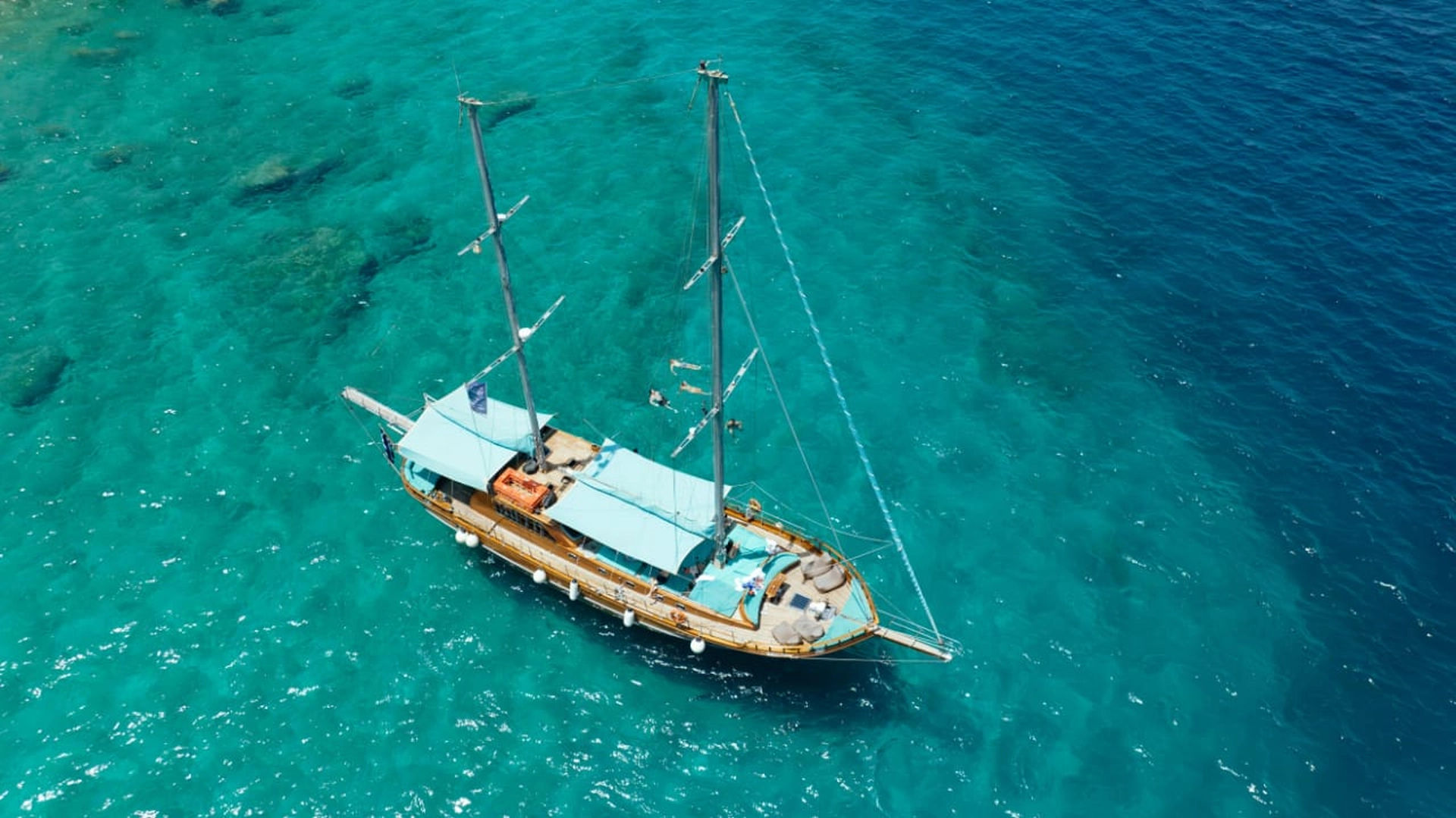 Island Hopping semi-private cruise to Agistri , Moni and Aegina witha Gulet 75 Golden Yachting and Sailing