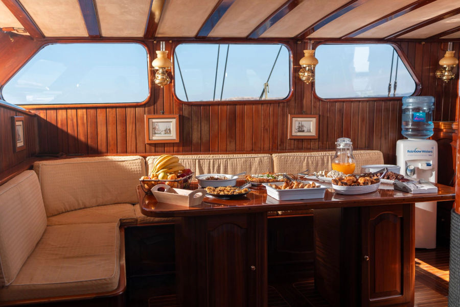 Sail the Saronic Gulf on a 78ft schooner, exploring the stunning islands of Agistri, Moni & Aegina with crystal-clear waters, scenic landscapes, and rich history with Events on Board