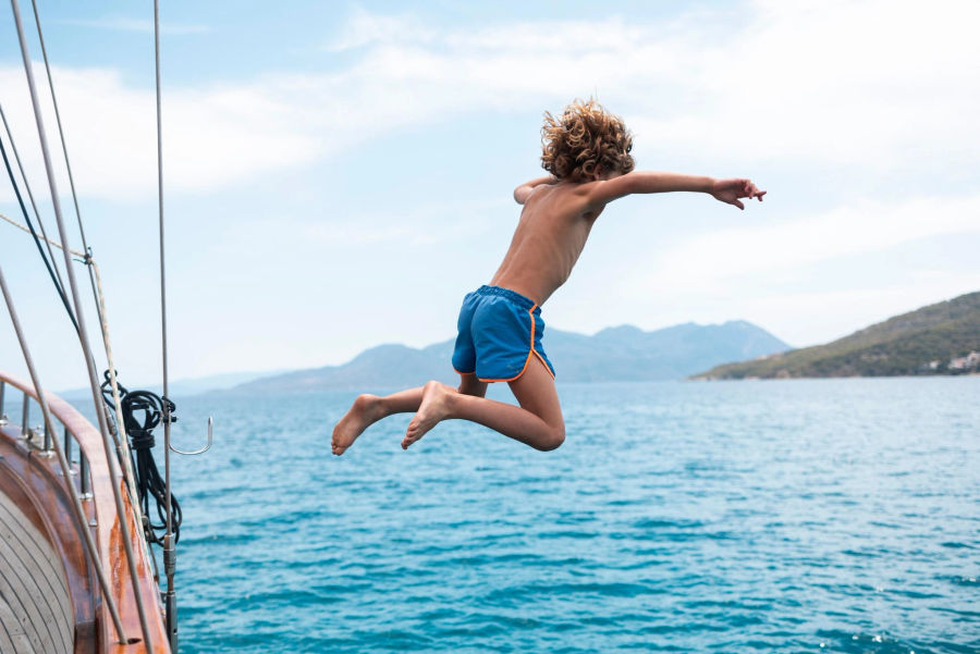 Sail the Saronic Gulf on a 78ft schooner, exploring the stunning islands of Agistri, Moni & Aegina with crystal-clear waters, scenic landscapes, and rich history with Events on Board