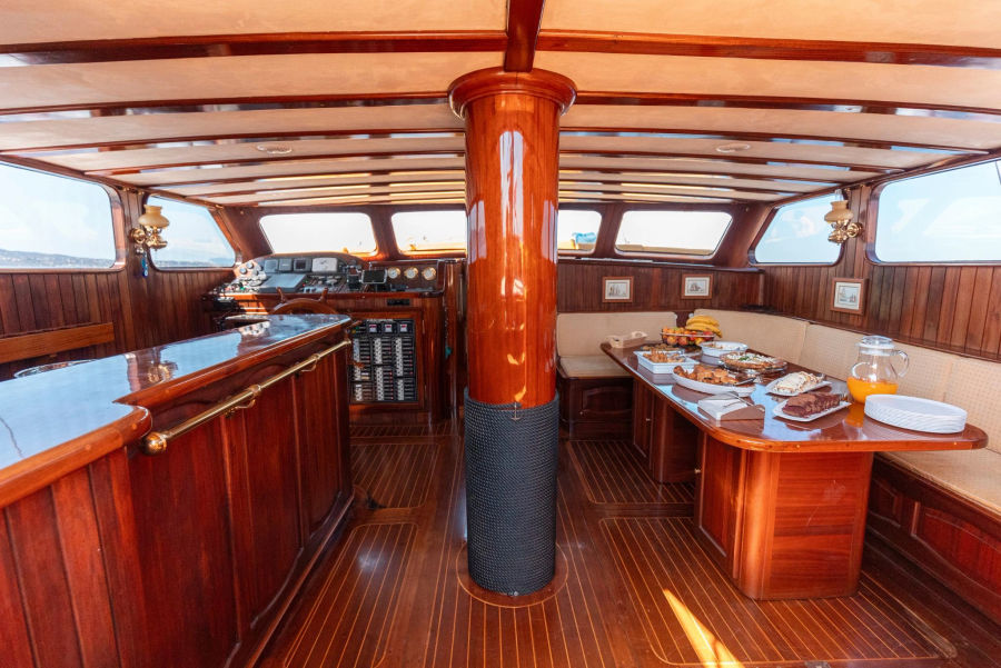 Sail the Saronic Gulf on a 78ft schooner, exploring the stunning islands of Agistri, Moni & Aegina with crystal-clear waters, scenic landscapes, and rich history with Events on Board