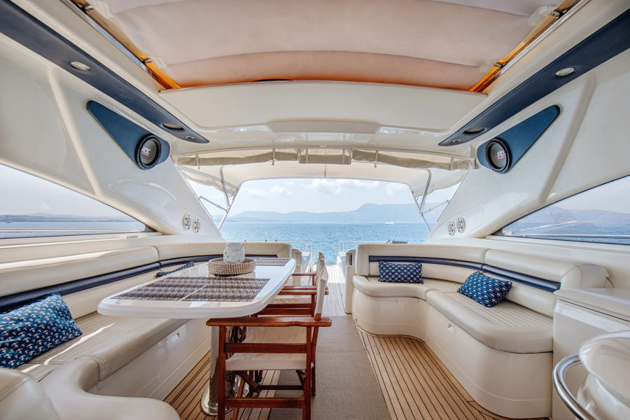 Corfu Party Cruise on Princess V65 Yacht: Three Exciting Itineraries Events on Board