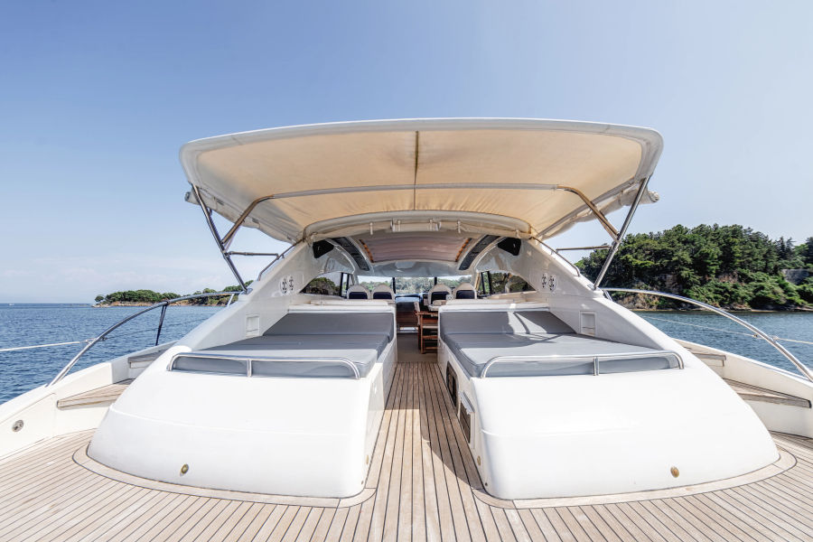 Corfu Party Cruise on Princess V65 Yacht: Three Exciting Itineraries Events on Board