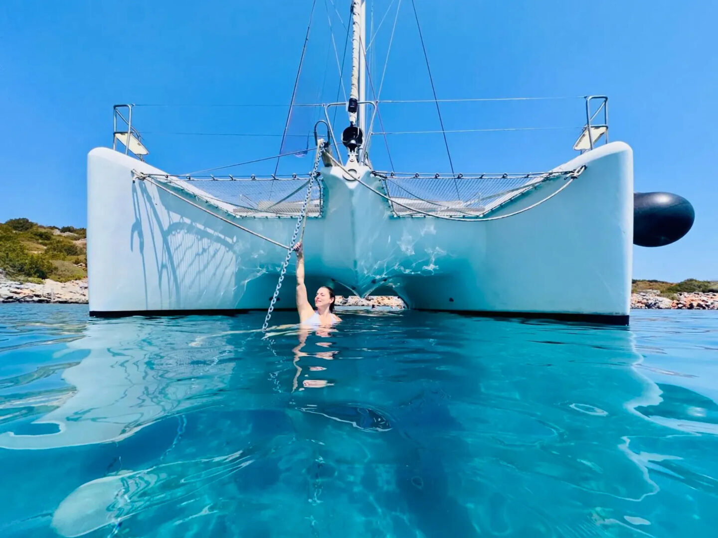 Luxury Private Cruise Crete Lagoon 42 Catamaran Elounda Spinalonga Events on Board