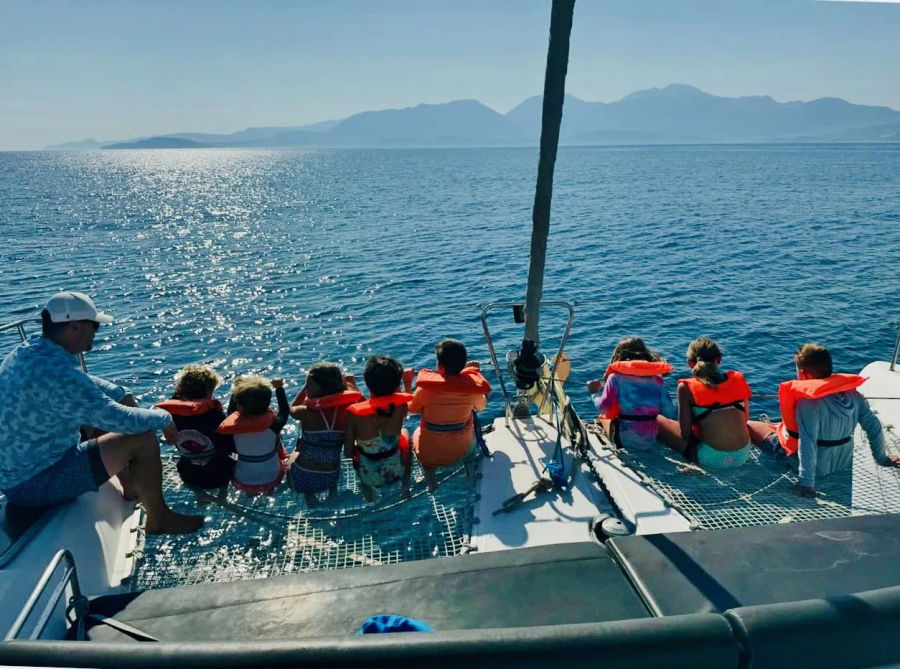 Luxury Private Cruise Crete Lagoon 42 Catamaran Elounda Spinalonga Events on Board