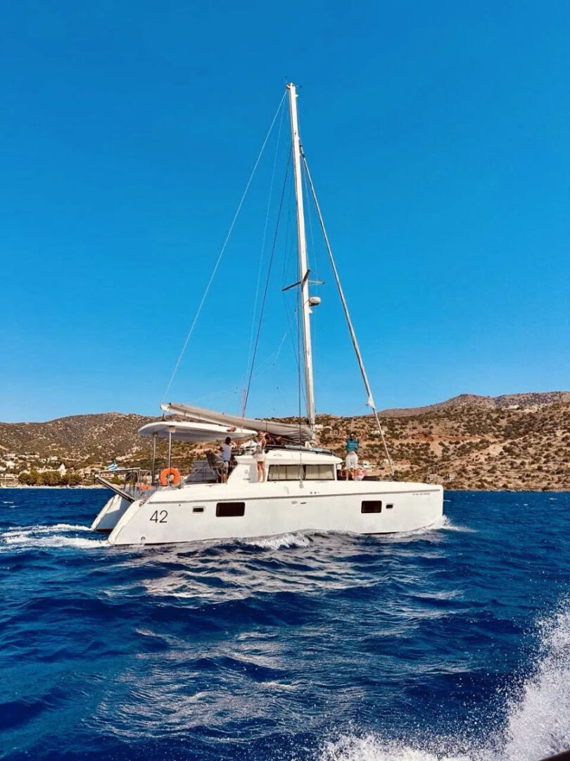 Luxury Private Cruise Crete Lagoon 42 Catamaran Elounda Spinalonga Events on Board