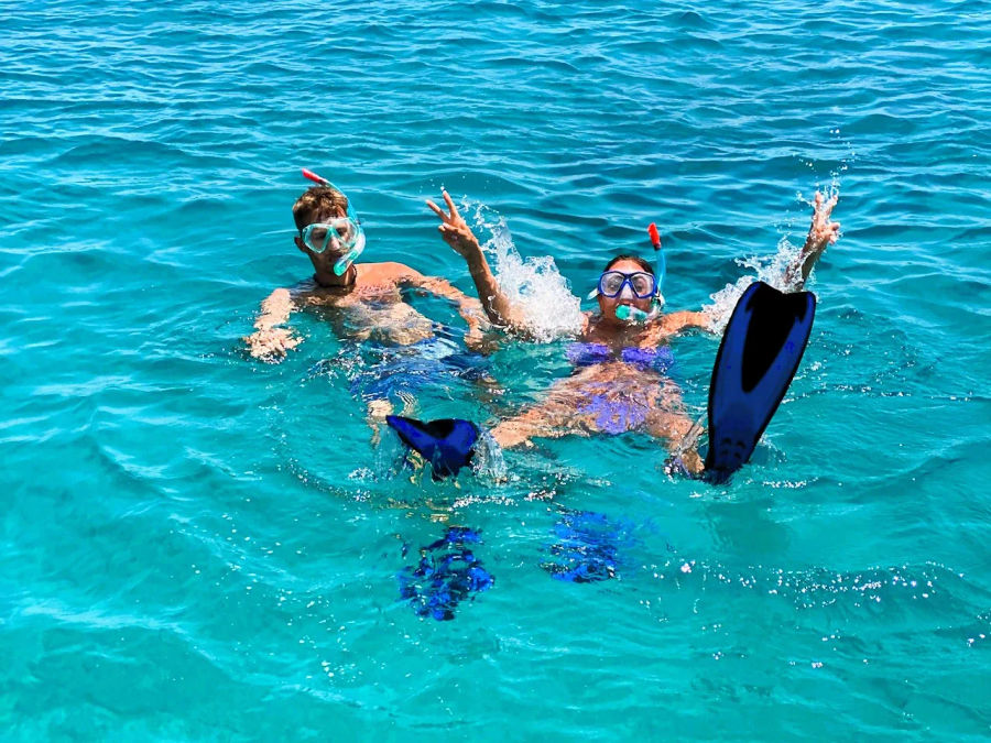 Dia Island Catamaran Adventure from Heraklion with a Lagoon 450 Events on Board