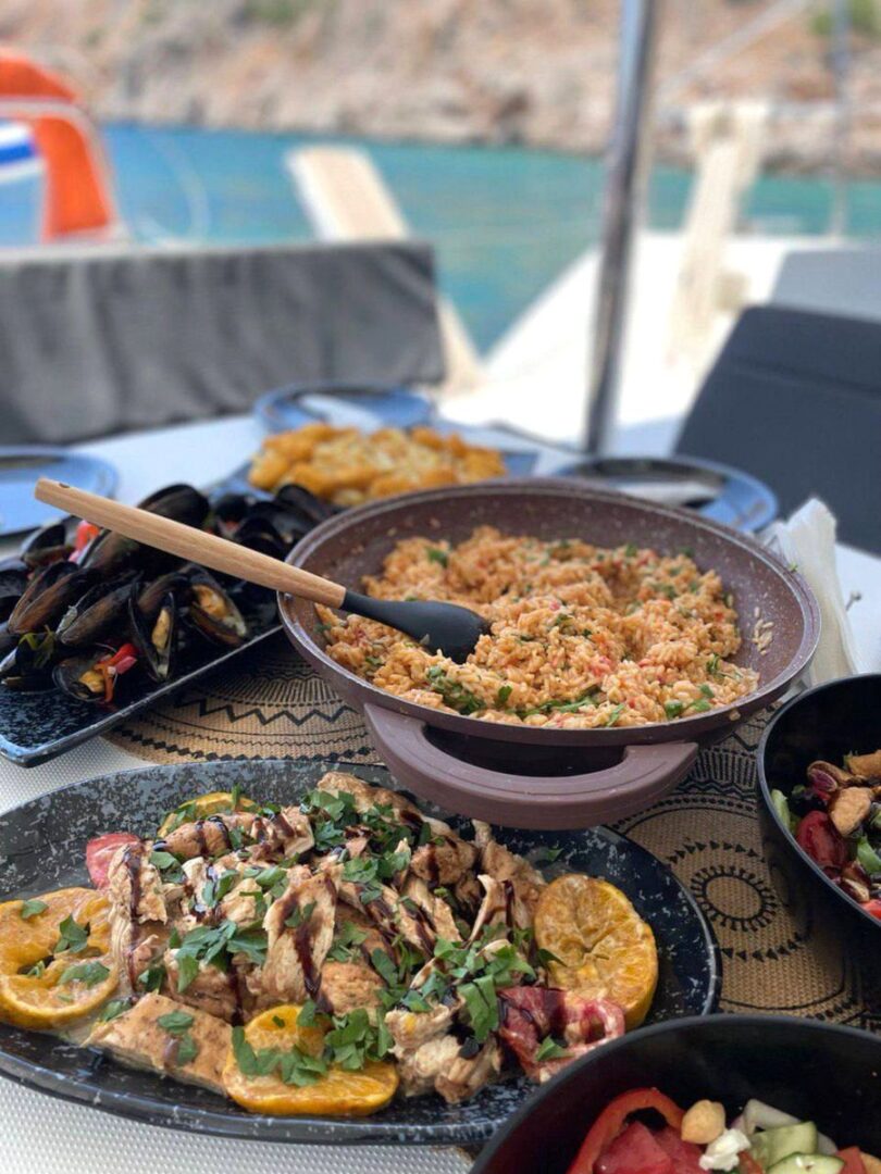Crete Shared Catamaran Cruise to Dia Island | Heraklion Daily Sailing Tour Events on Board