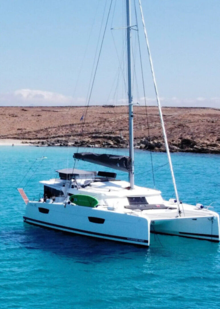 Mykonos Daily Private Catamaran Cruise | Luxury Sailing with Fountaine Pajot 450 Events on Board