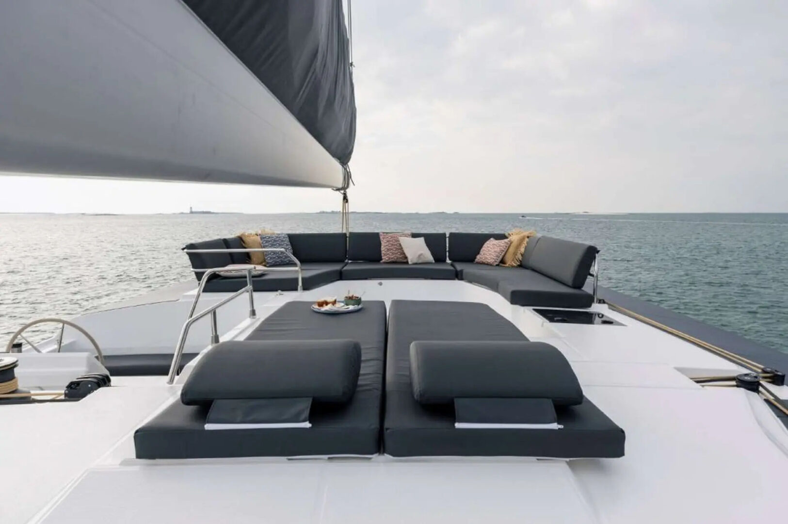 Mykonos Catamaran Cruise on Fountaine Pajot 51 | Luxury Sailing Experience Events on Board