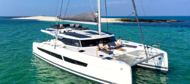 Mykonos Catamaran Cruise on Fountaine Pajot 51 | Luxury Sailing Experience Events on Board