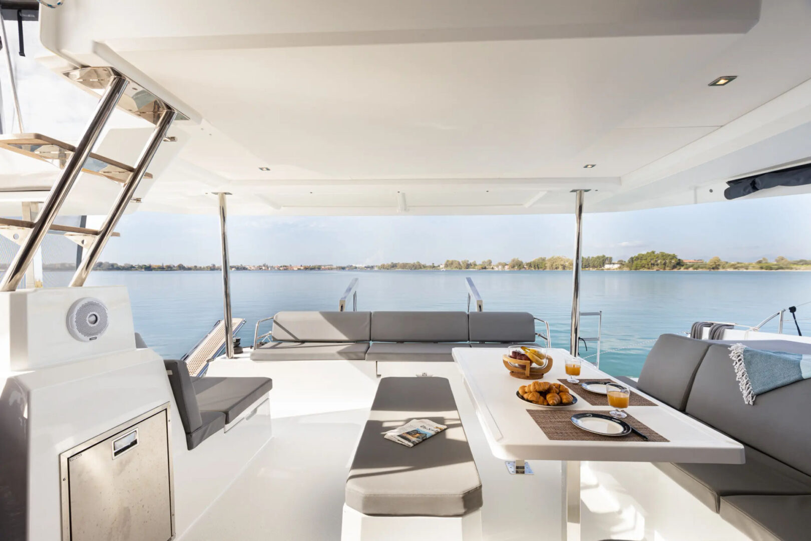 Mykonos Daily Private Catamaran Cruise | Luxury Sailing with Fountaine Pajot 450 Events on Board