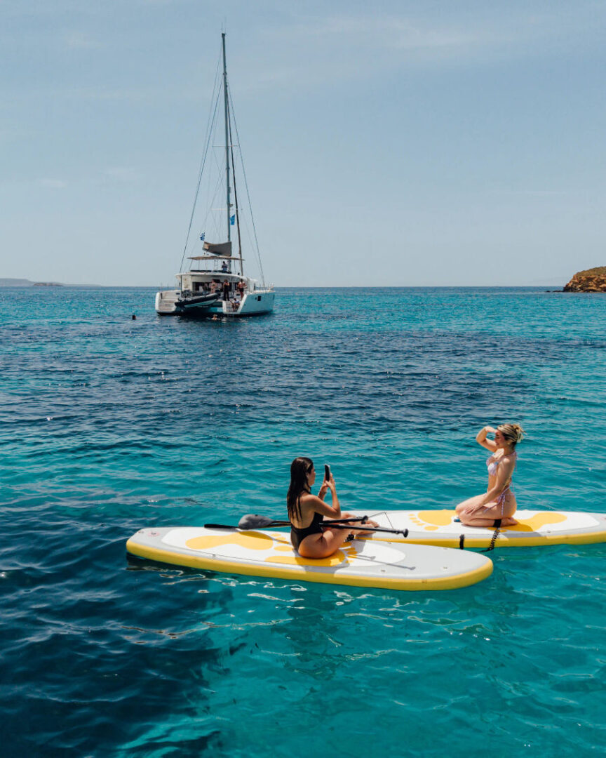 Semi-Private Catamaran Cruise Athens Riviera | Lagoon 45 Events on Board Sailing Experience Golden Yachting and Sailing
