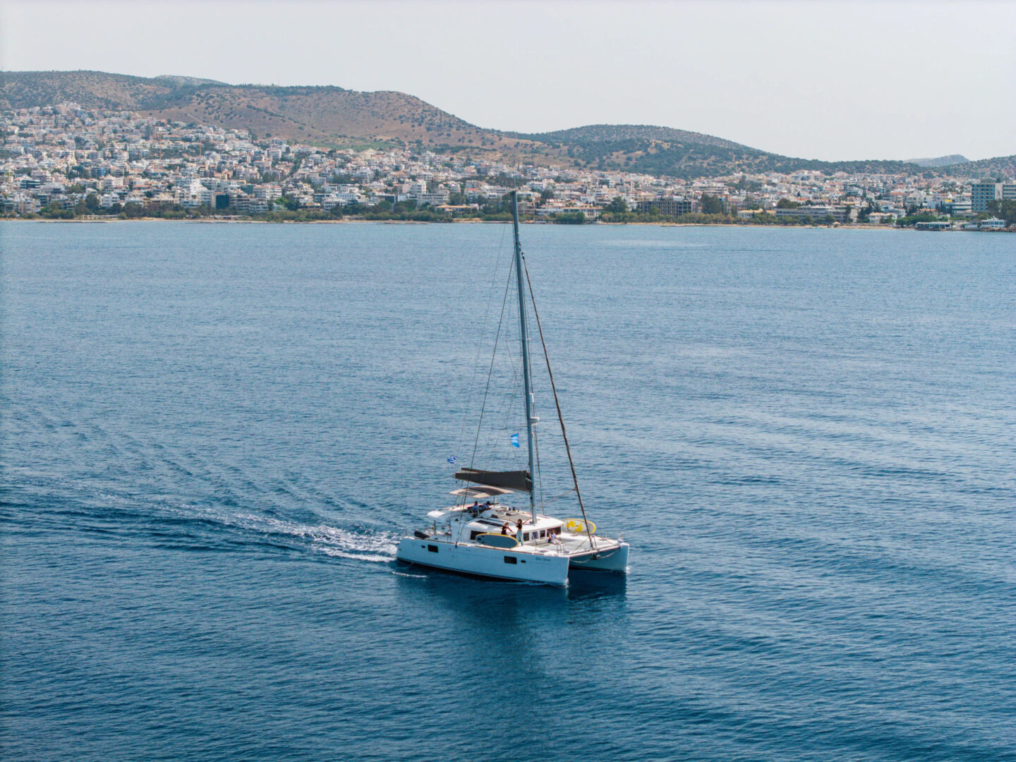 Semi-Private Catamaran Cruise Athens Riviera | Lagoon 45 Events on Board Sailing Experience Golden Yachting and Sailing