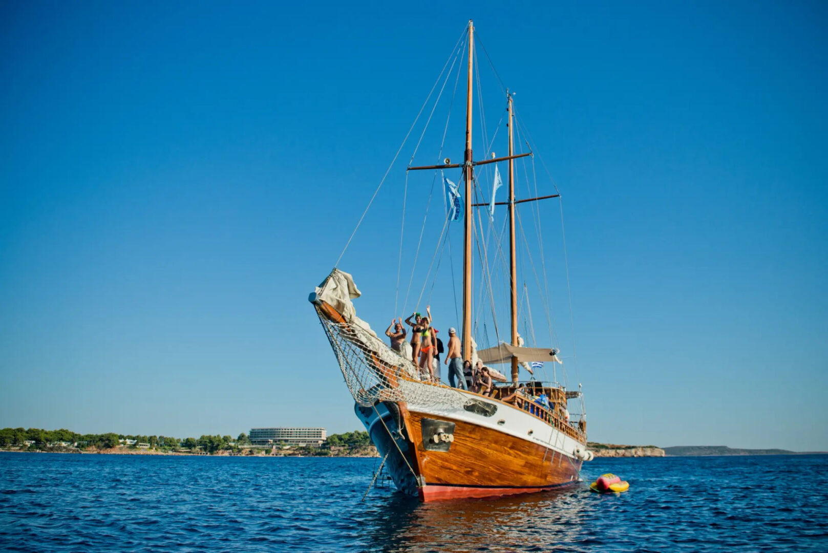 Motor Sailer 69 Setting Sail from Athens - Events On Board