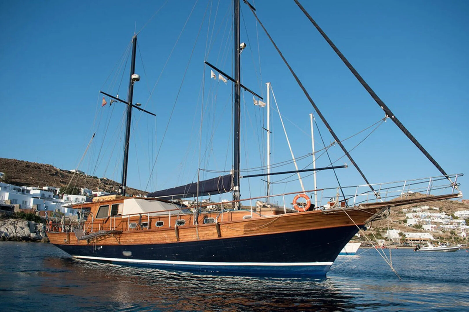 Explore Delos & Rhenia from Mykonos | Daily Gulet Cruise with Swim Stops, Greek Snack & Snorkeling Events on Board