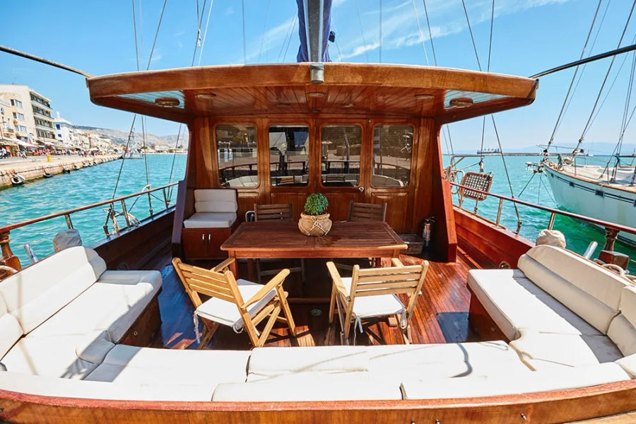 Explore Delos & Rhenia from Mykonos | Daily Gulet Cruise with Swim Stops, Greek Snack & Snorkeling Events on Board
