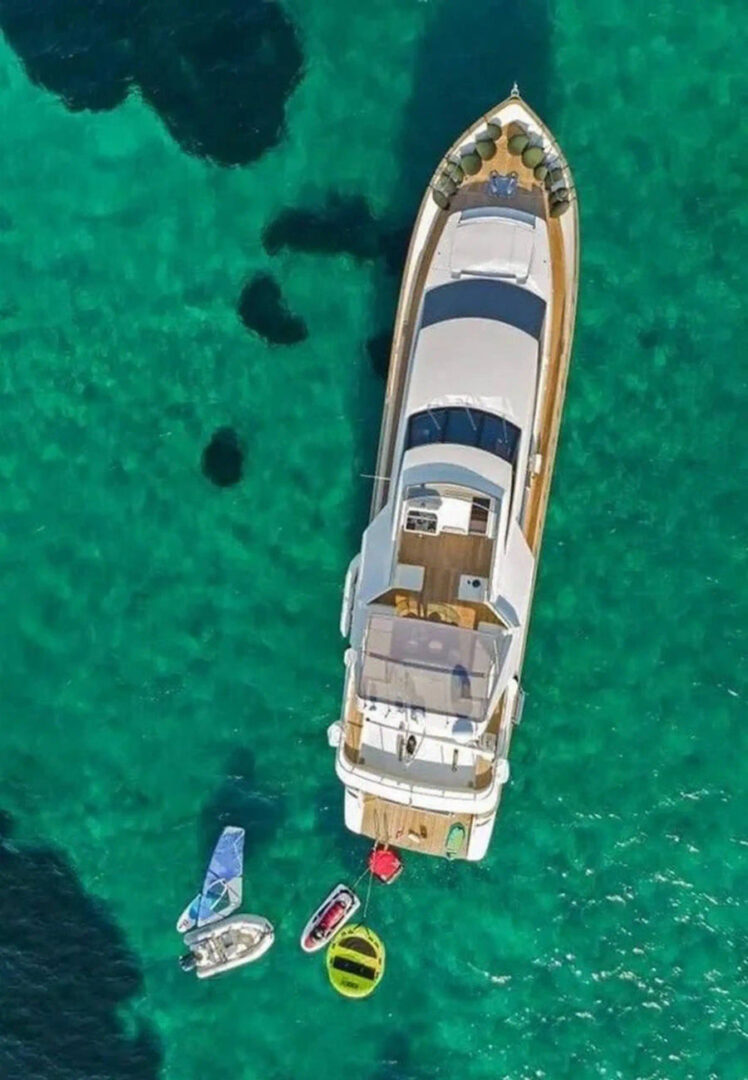Mykonos Yacht Party Cruise | Private Boat Party on a Falcon 92 Events on Board