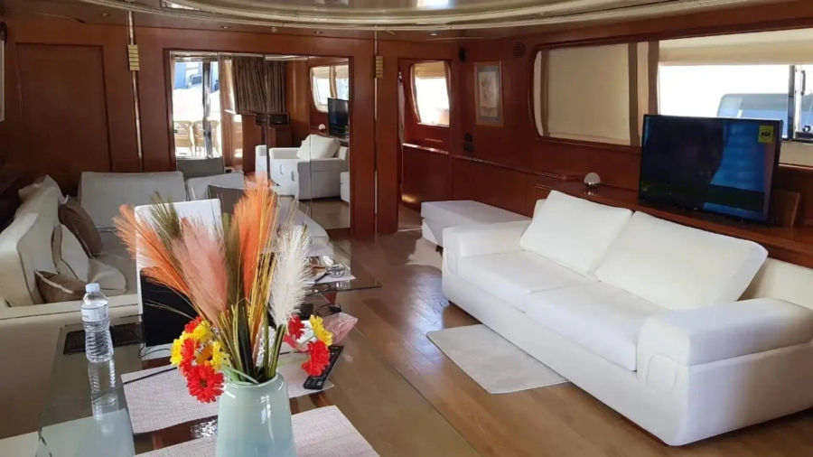 Mykonos Yacht Party Cruise | Private Boat Party on a Falcon 92 Events on Board