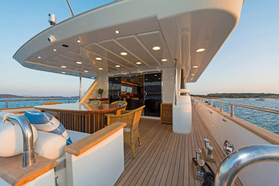 Mykonos Yacht Party Cruise | Private Boat Party on a Falcon 92 Events on Board