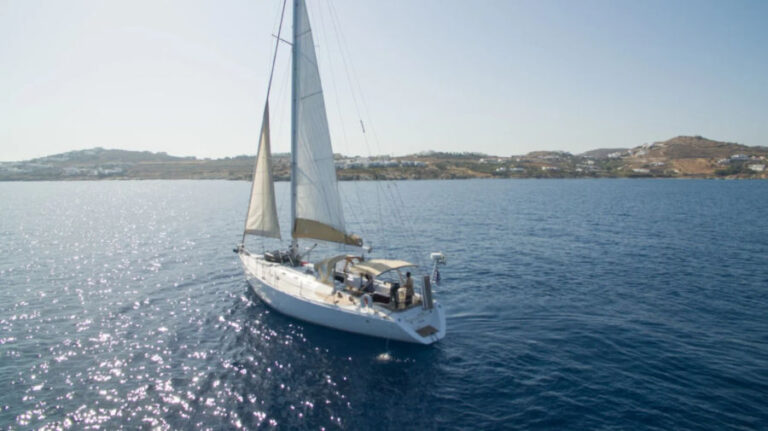 Mykonos Semi-Private sailing yacht cruise Golden Yachting and Sailing