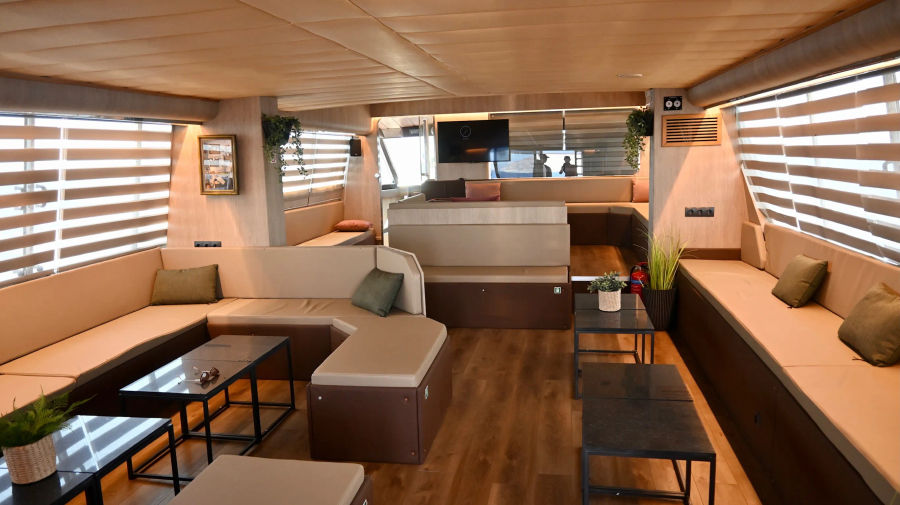 Mykonos Day Cruise with Tecnomarine 92 | Delos, Rhenia & South Coast Beaches Golden Yachting and Sailing
